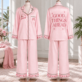 SPNY Women’s Premium Signature Satin Pajama Set NTNA