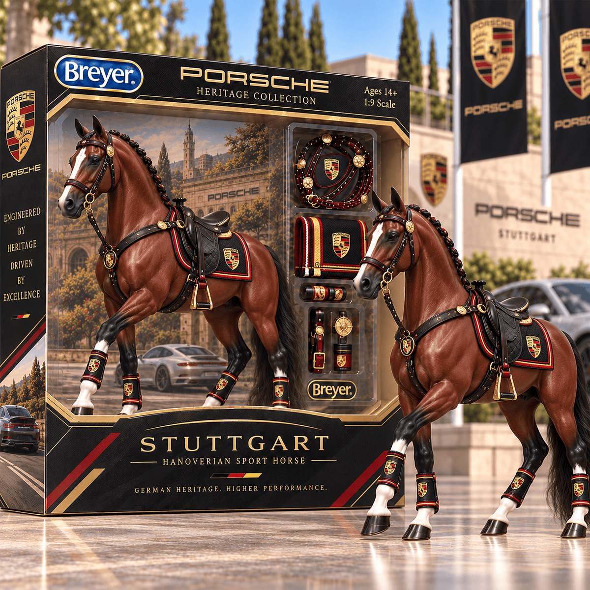 Premium POCE Heritage Horse Collectible Set PDL