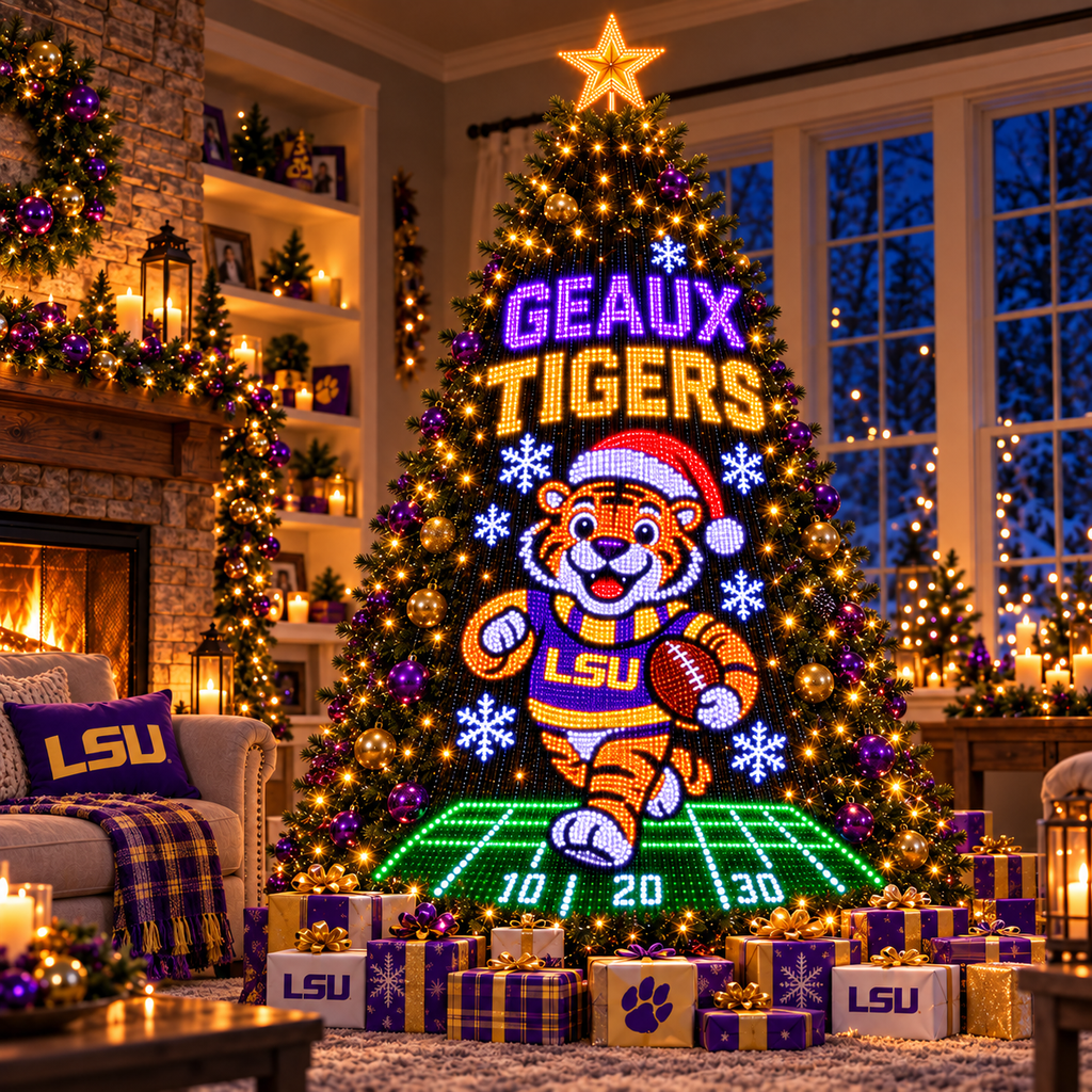 LSU Smart Christmas Tree Lights TMH
