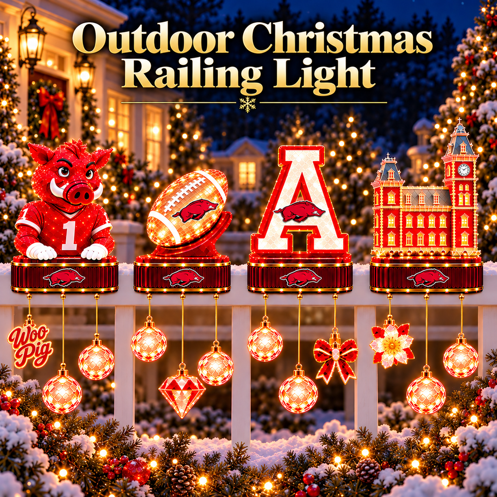Premium AKR Outdoor Christmas Railing Ligh TTMH