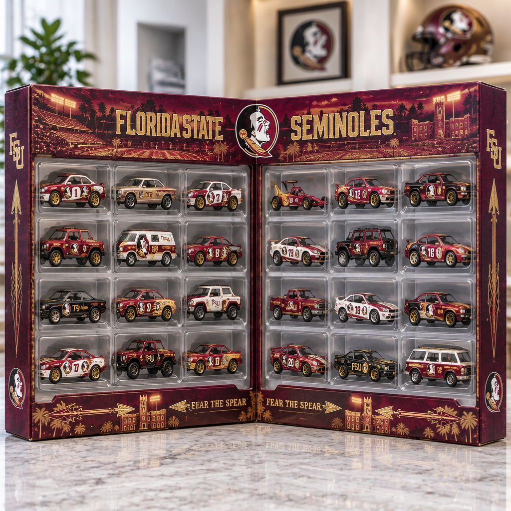 Florida State Seminoles Premium Mini Car Advent Calendar