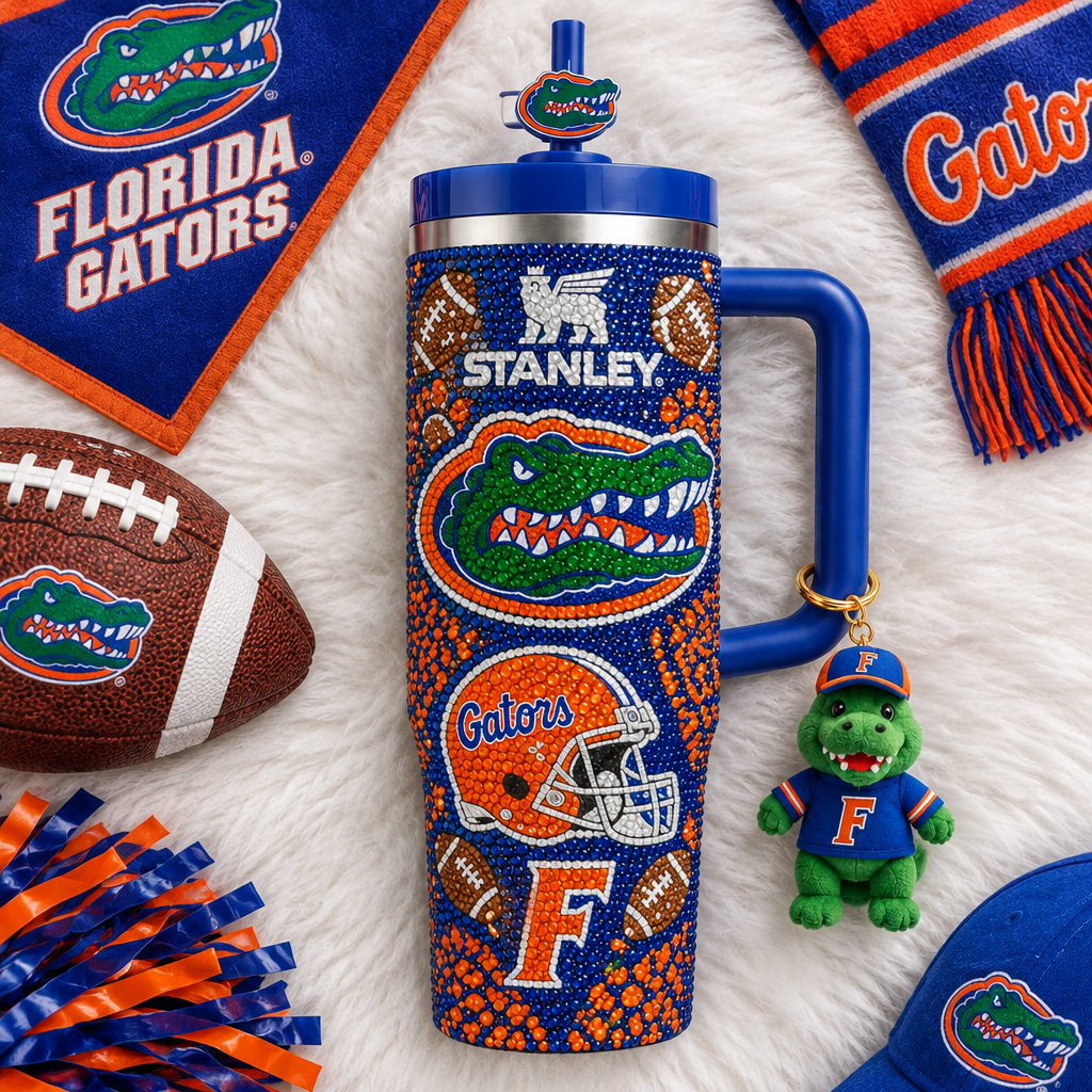 Florida Gators 40oz Tumbler With Handle TTNL